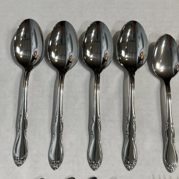 Rogers Stainless By Oneida Homestead 16‎ PC Set 4 Ea Place Setting - Picture 7 of 16